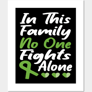 in this family no one fights alone Posters and Art